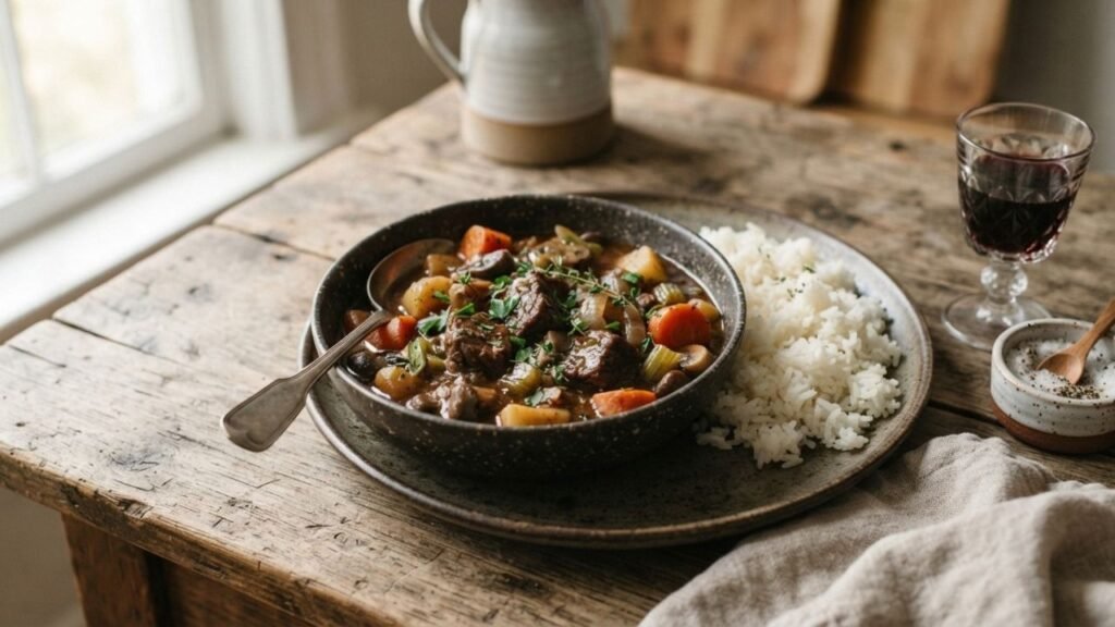 Beef Base with beef, onions, garlic, and herbs