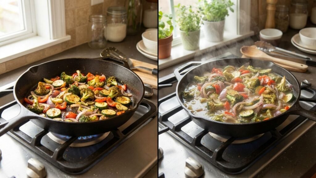 Common mistakes when cooking vegetables