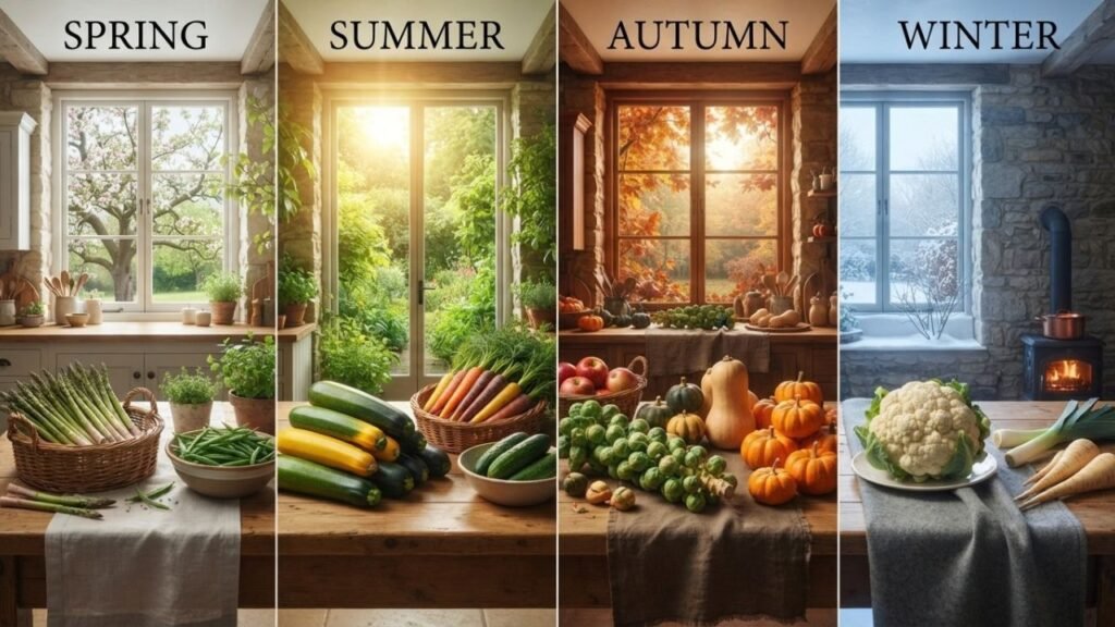 Seasonal vegetables for different variations