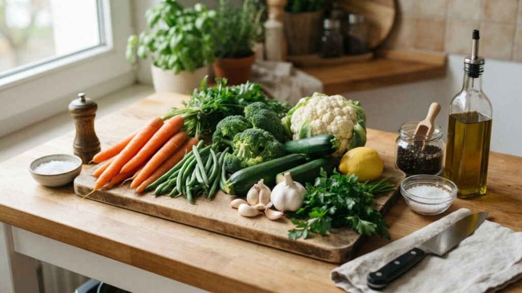 Ingredients for Vegetable du Jour