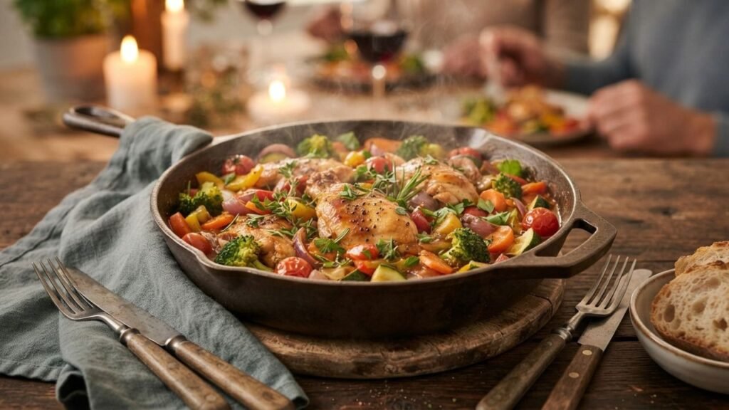 Finished Heartumental easy dinner
