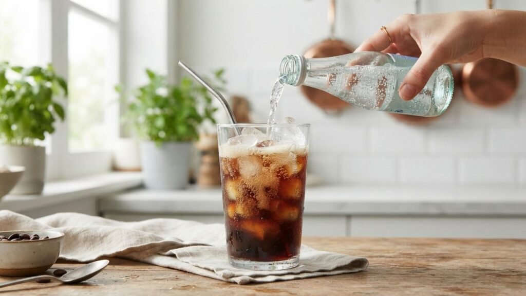 Making Brasilena-style coffee soda
