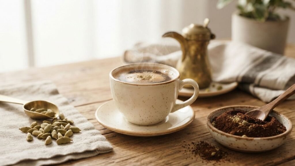 Mofawar Coffee with cardamom